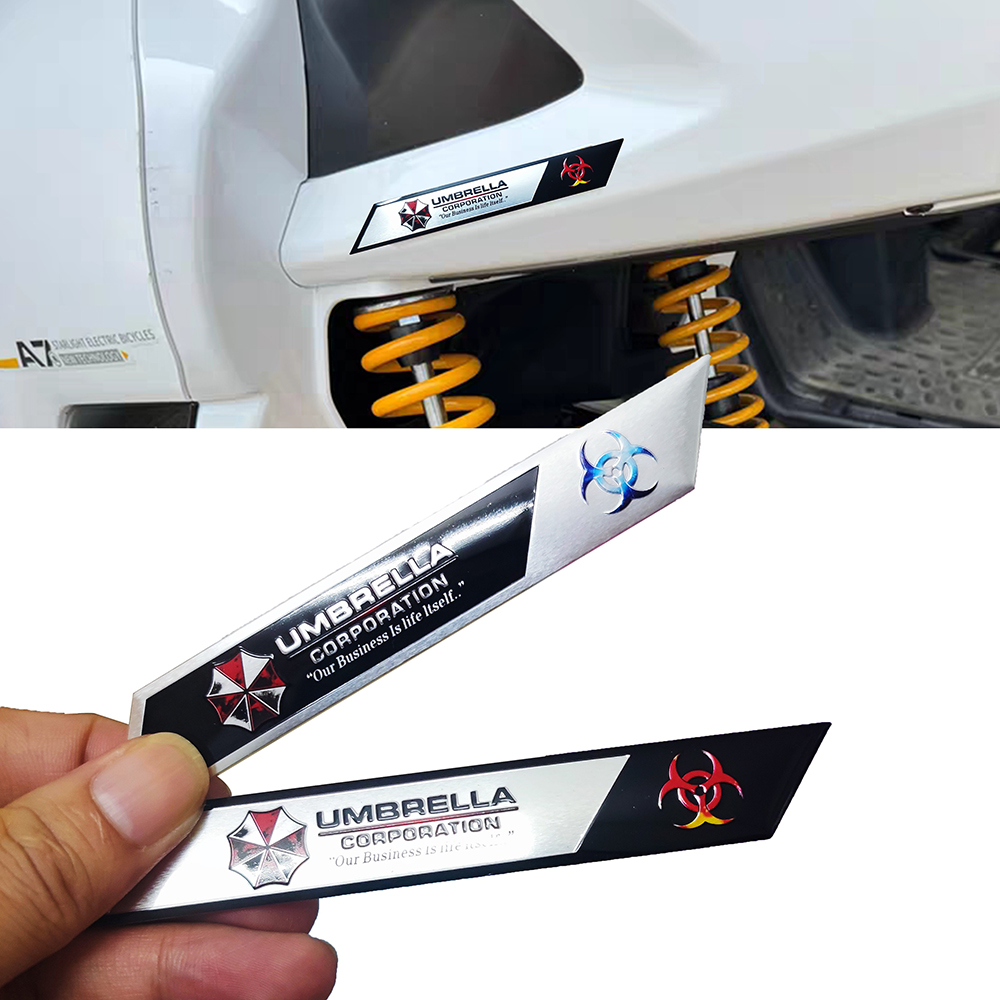 Umbrella 3D Metal Car Stickers - Motorcycle Gear Outlet recension och pris