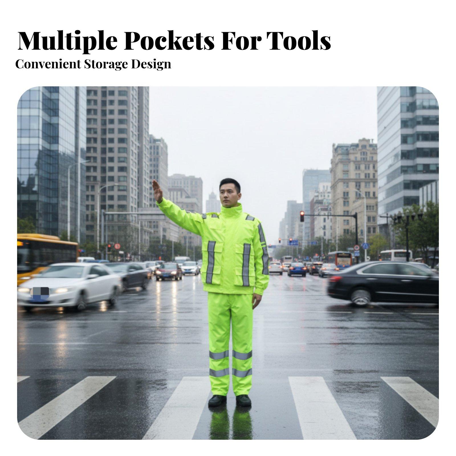 High Visibility Reflective Rai - Motorcycle Gear Jacket And Pants recension och pris