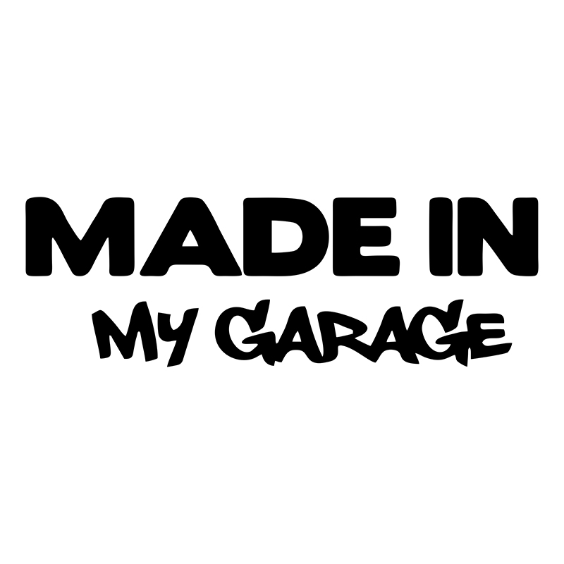 17.8*5.9CM MADE IN MY GARAGE F - Motorcycle Gear Outlet recension och pris