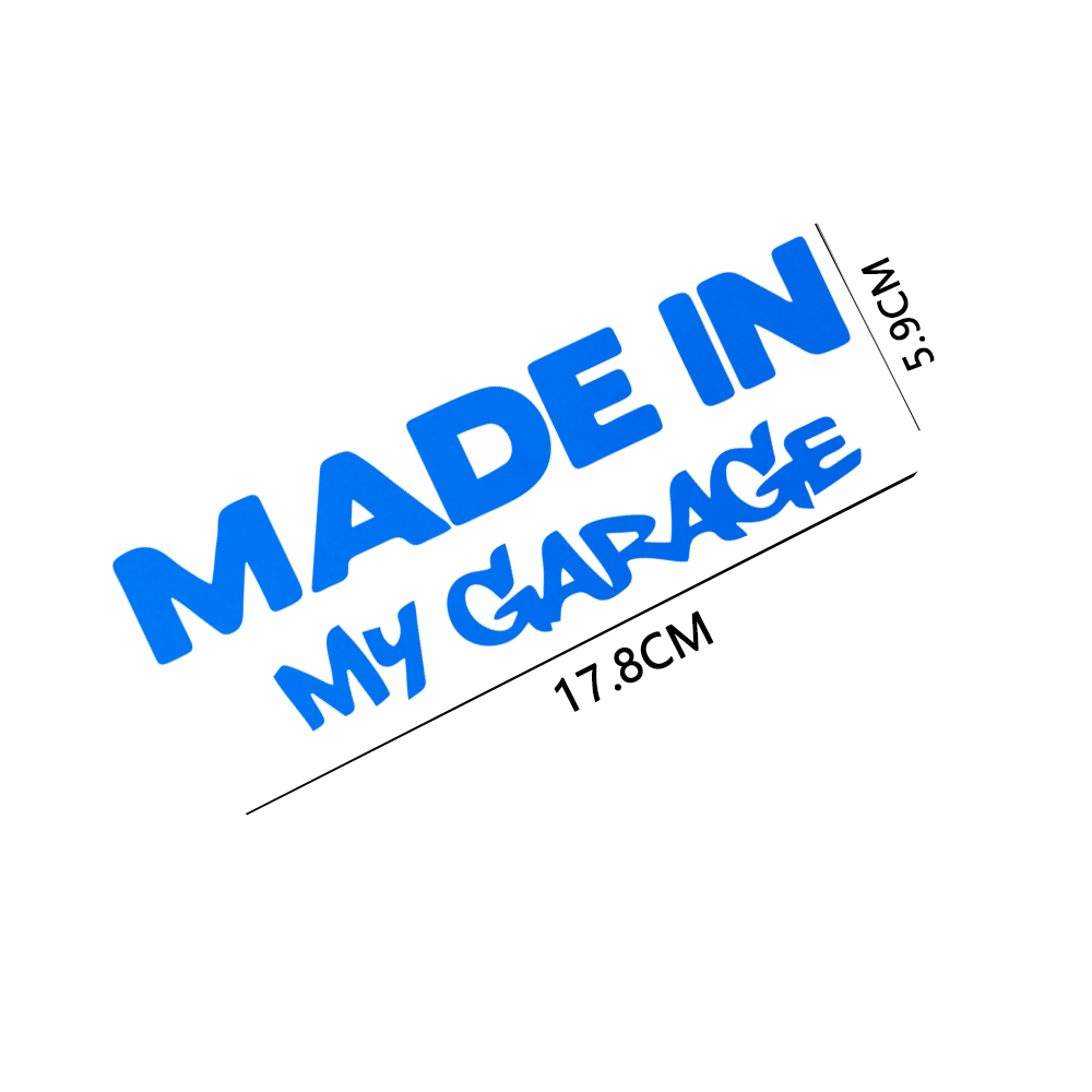 17.8*5.9CM MADE IN MY GARAGE F - Motorcycle Gear Outlet recension och pris