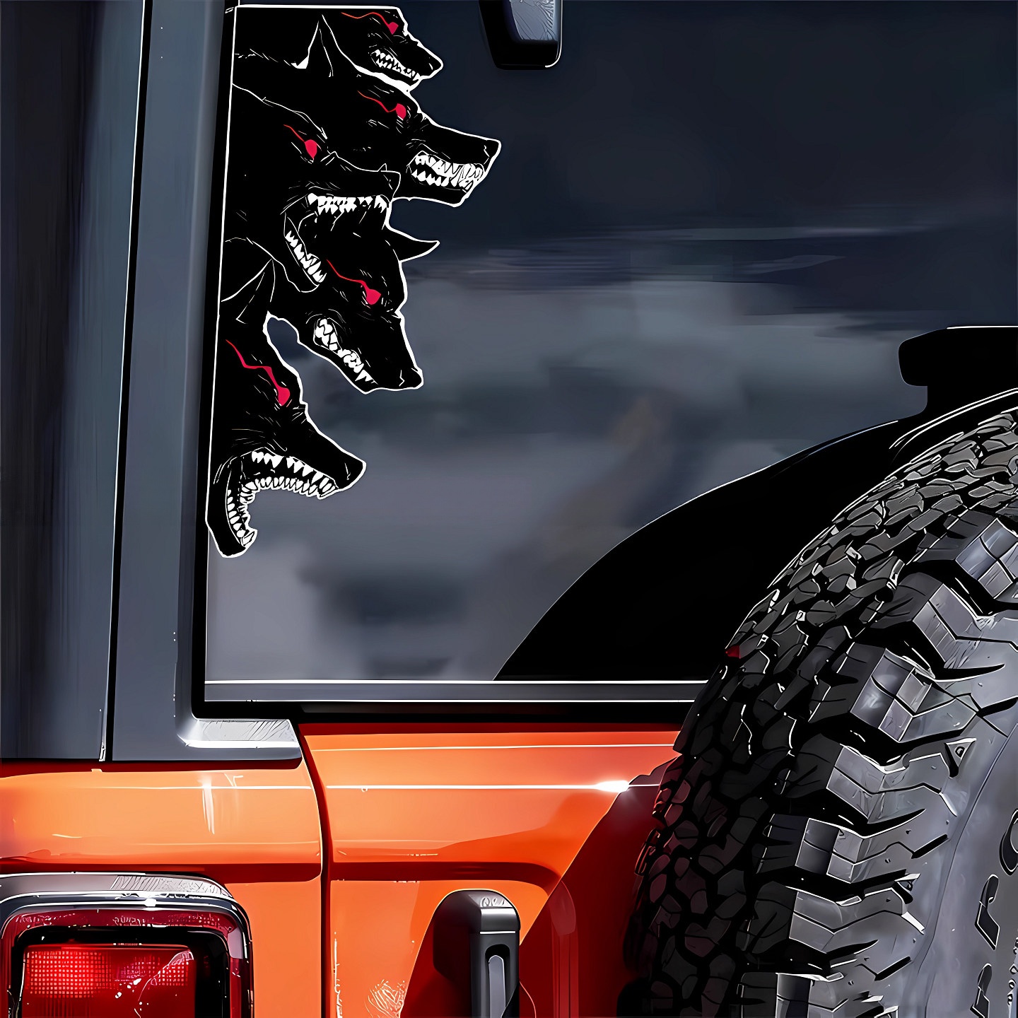 JDM Personalized Wolf Pack Car - Motorcycle Gear Outlet recension och pris