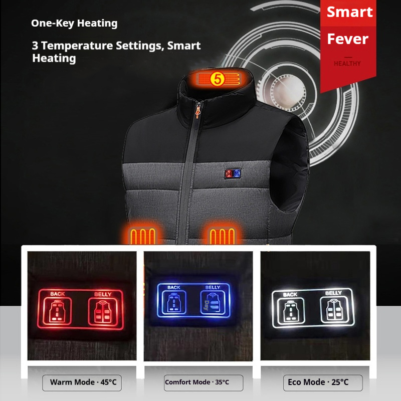 Heated Vest Unisex Charging He - Motorcycle Gear Zone recension och pris