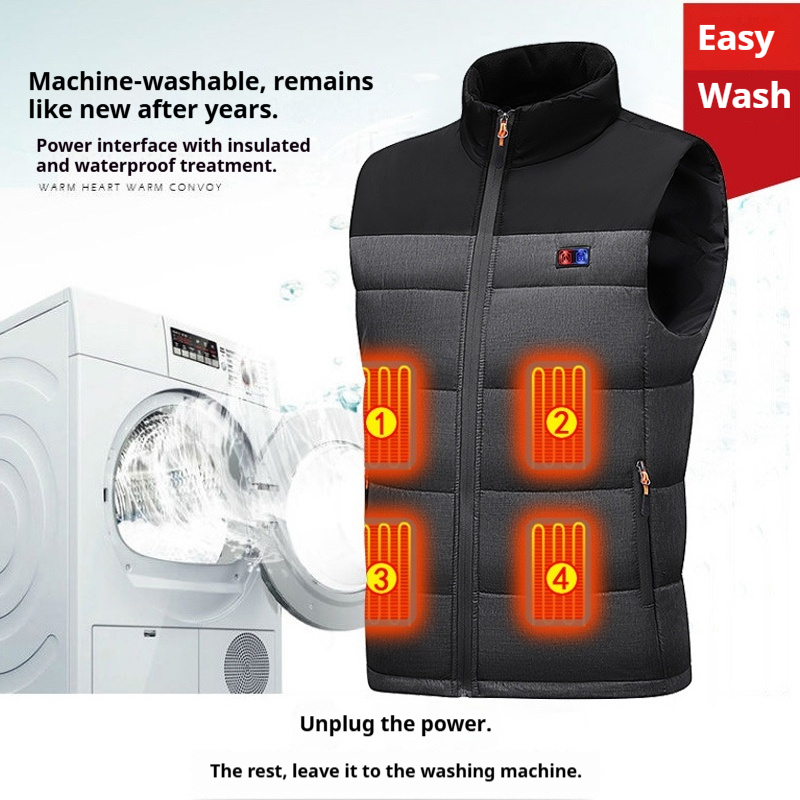 Heated Vest Unisex Charging He - Motorcycle Gear Zone recension och pris