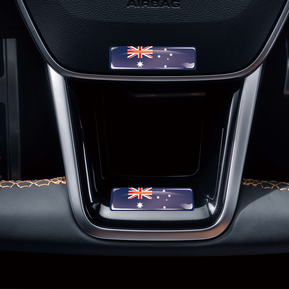 Australia Flag 3D Epoxy Resin  - Motorcycle Gear Australia recension och pris